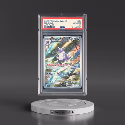 2023 Pokémon Sv2a-Pokemon 151 #174 Nidoking - Art Rare (PSA 10 GEM MINT)