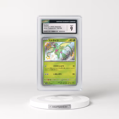2023 Shiny Treasure ex #194/190 Scyther (CGC 9 MINT)