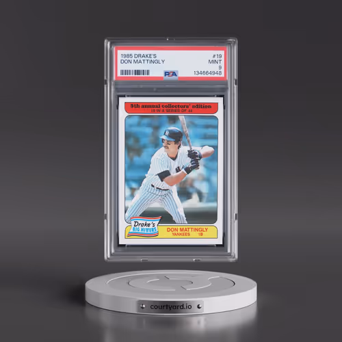 1985 Drake's #19 Don Mattingly (PSA 9 MINT)