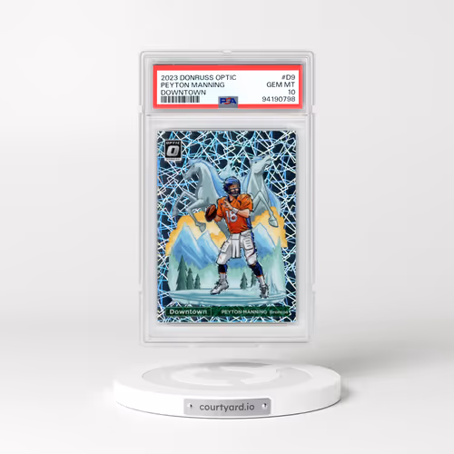 2023 Panini Donruss Optic Downtown! #D9 Peyton Manning (PSA 10 GEM MINT)