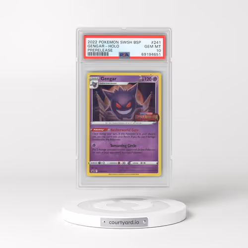 2022 Pokémon Swsh Black Star Promo #241 Gengar - Holo Prerelease (PSA 10 GEM MINT)