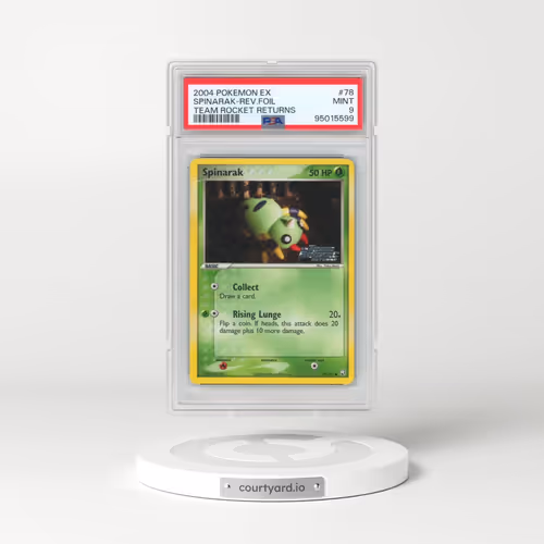 2004 Pokémon EX Team Rocket Returns #78 Spinarak - Reverse Foil (PSA 9 MINT)