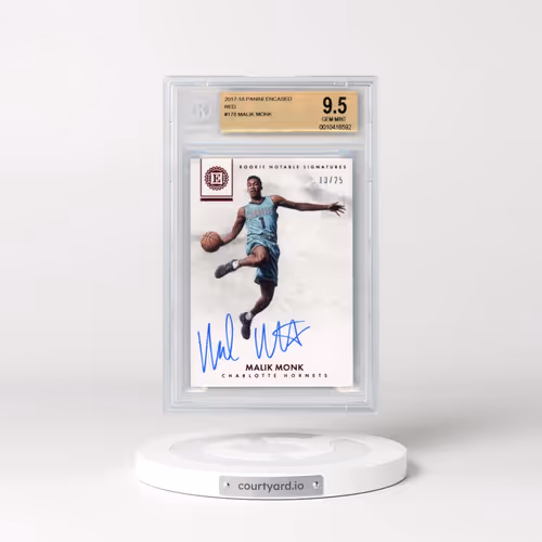 2017 Panini Encased Red #178 Malik Monk (BGS 9.5 GEM MINT)