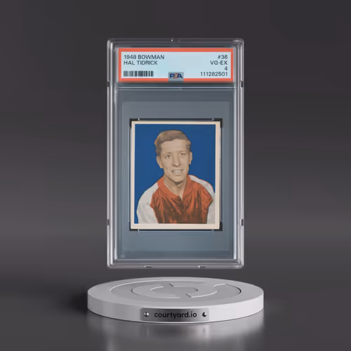 1948 Bowman #36 Hal Tidrick (PSA 4 VG-EX)