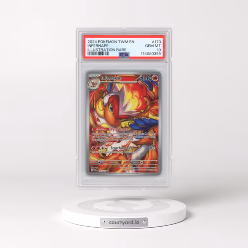 2024 Pokémon Twm EN-Twilight Masquerade #173 Infernape - Illustration Rare (PSA 10 GEM MINT)