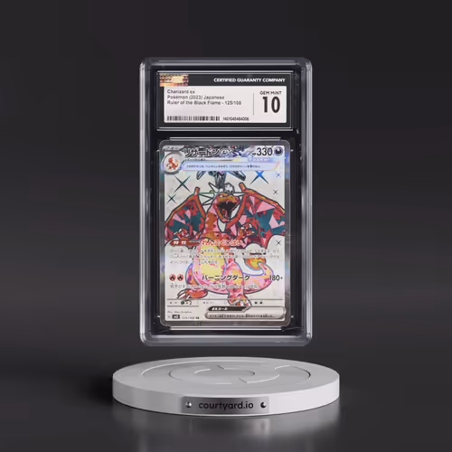 2023 Ruler of the Black Flame #125/108 Charizard ex - Super Rare Holo (CGC 10 GEM MINT)