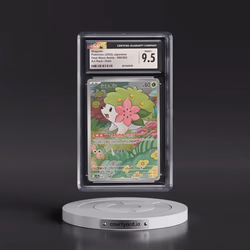 2025 Pokémon Sv9a-Heat Wave Arena #066 Shaymin - Art Rare (CGC 9.5 MINT+)