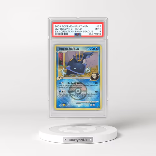 2009 Pokémon Platinum Supreme Victors #27 Empoleon FB - Holo Crosshatch-2010 Pokemon League (PSA 9 M