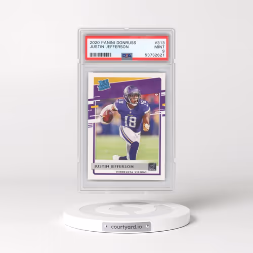 2020 Panini Donruss #313 Justin Jefferson (PSA 9 MINT)