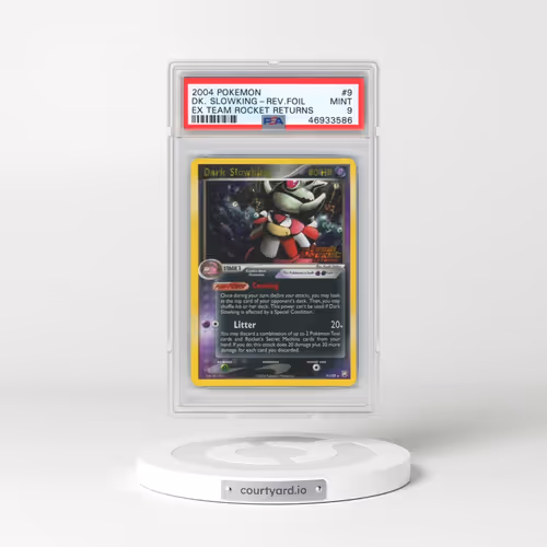 2004 Pokémon EX Team Rocket Returns #9 Dark Slowking - Reverse Foil (PSA 9 MINT)