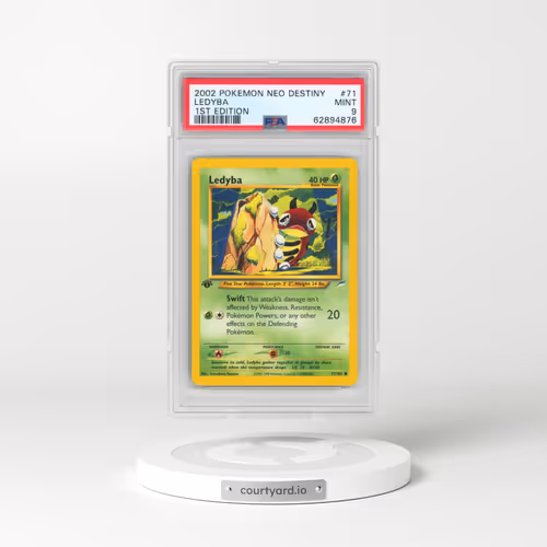 2002 Pokémon Neo Destiny #71 Ledyba - 1st Edition (PSA 9 MINT)