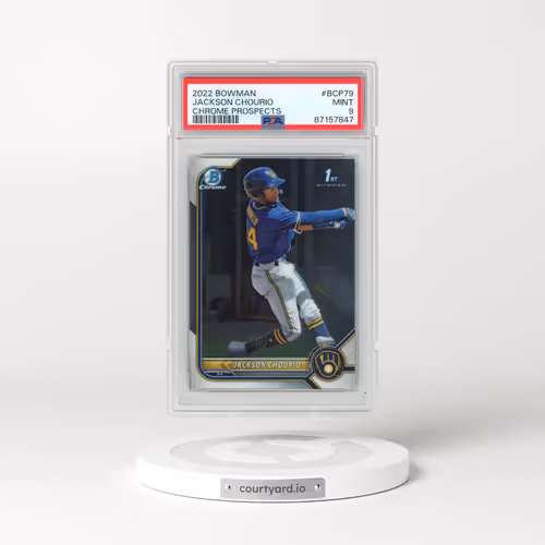 2022 Bowman Chrome Prospects #BCP79 Jackson Chourio (PSA 9 MINT)