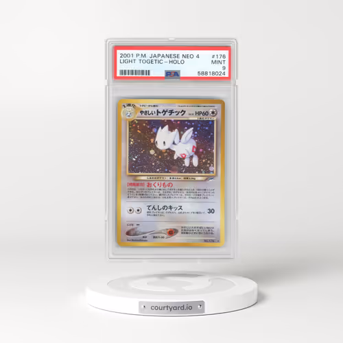 2001 Pokémon Neo 4 #176 Light Togetic - Holo (PSA 9 MINT)