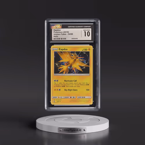 2019 Hidden Fates #24/68 Zapdos - Holo (CGC 10 GEM MINT)