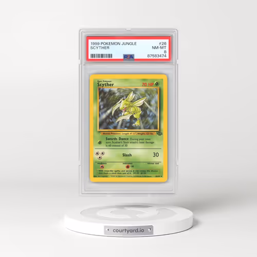 1999 Pokémon Jungle #26 Scyther (PSA 8 NM-MT)