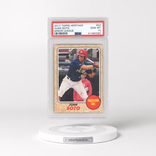 2017 Topps Heritage Minor League #52 Juan Soto (PSA 10 GEM MINT)