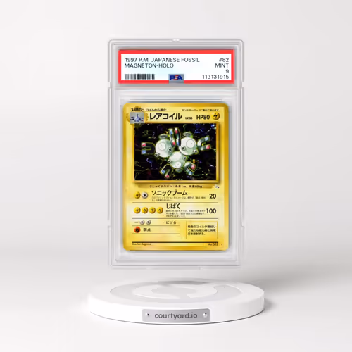 1997 Pokémon Fossil #82 Magneton - Holo (PSA 9 MINT)