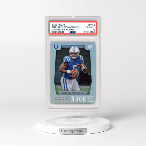 2023 Panini Prizm Prizm Flashback Rookie #PFR4 Anthony Richardson (PSA 10 GEM MINT)