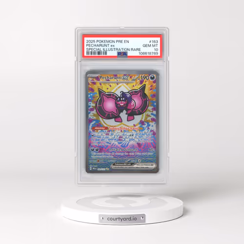 2025 Pokémon Pre EN-Prismatic Evolutions #163 Pecharunt EX - Holo Special Illustration Rare (PSA 10