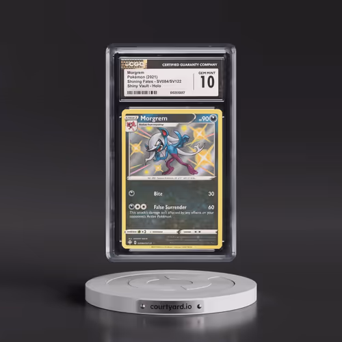 2021 Shining Fates #SV084/SV122 Morgrem - Shiny Rare Holo (CGC 10 GEM MINT)