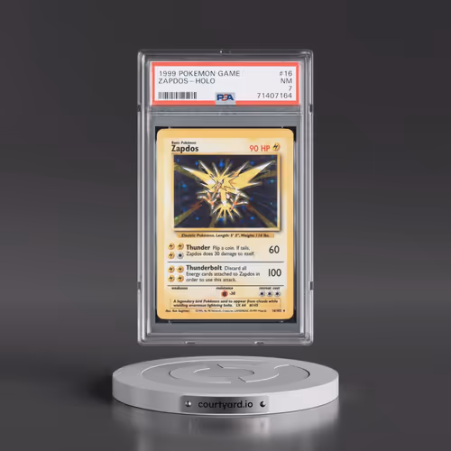 1999 Pokémon Game #16 Zapdos - Holo (PSA 7 NM)