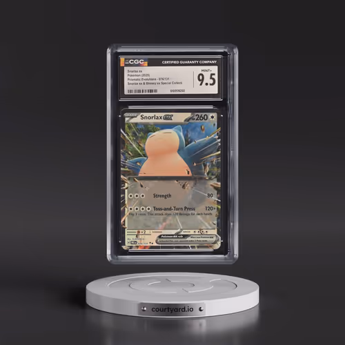 2024 Prismatic Evolutions - PRE EN #076/131 Snorlax ex - (Set Stamp) Snorlax ex & Blissey ex Spe