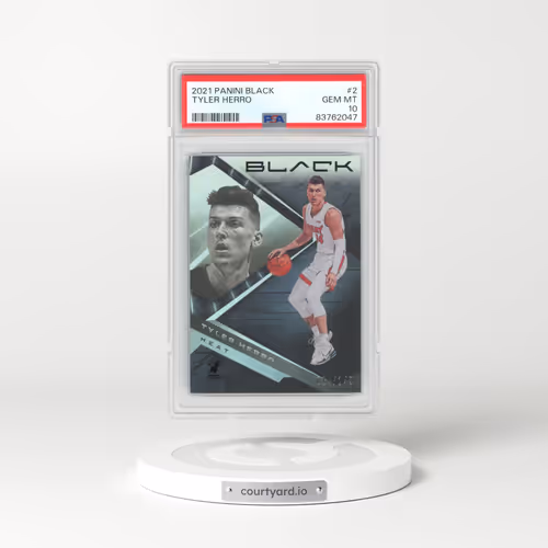 2021 Panini Black #2 Tyler Herro (PSA 10 GEM MINT)