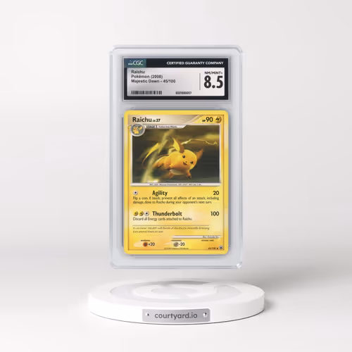 2008 Majestic Dawn #45/100 Raichu (CGC 8.5 NM-MT+)