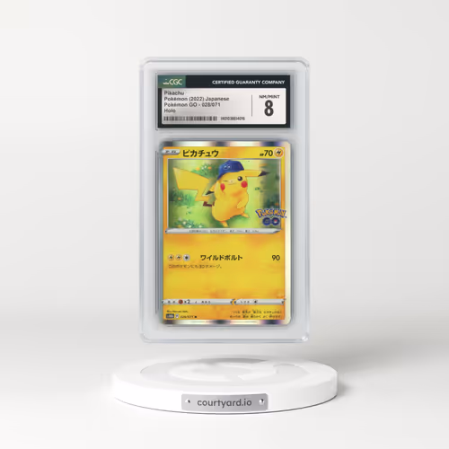 2022 Pokémon GO #028/071 Pikachu - Holo (CGC 8 NM-MT)