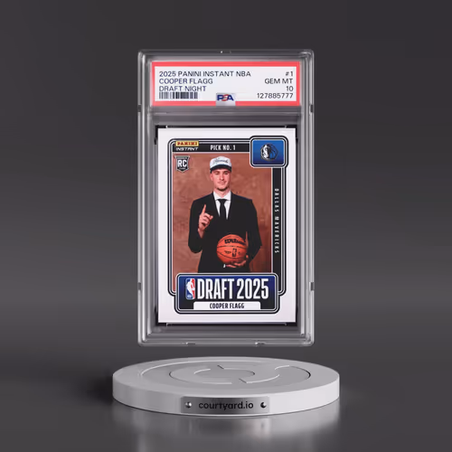 2025 Panini Instant NBA Draft Night #1 Cooper Flagg (PSA 10 GEM MINT)