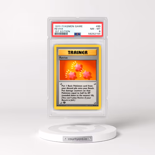 1999 Pokémon Game #89 Revive - 1st Edition (PSA 8 NM-MT)