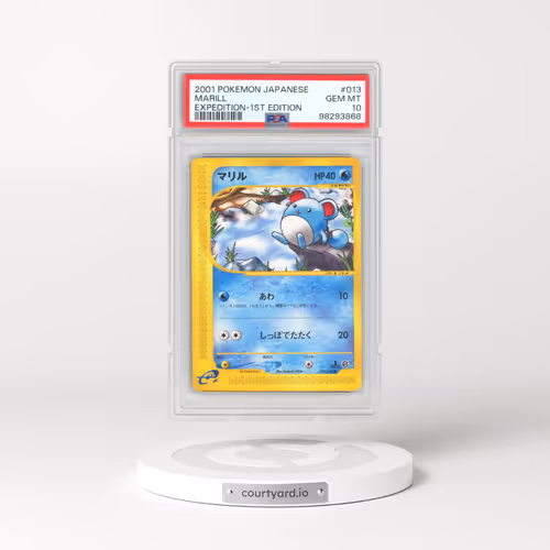 2001 Pokémon Expedition #013 Marill - 1st Edition (PSA 10 GEM MINT)