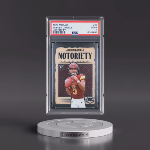 2024 Panini Mosaic Notoriety #19 Jayden Daniels (PSA 9 MINT)