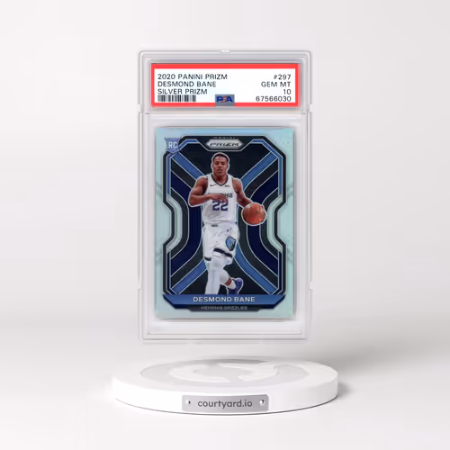 2020 Panini Prizm #297 Desmond Bane - Silver Prizm (PSA 10 GEM MINT)