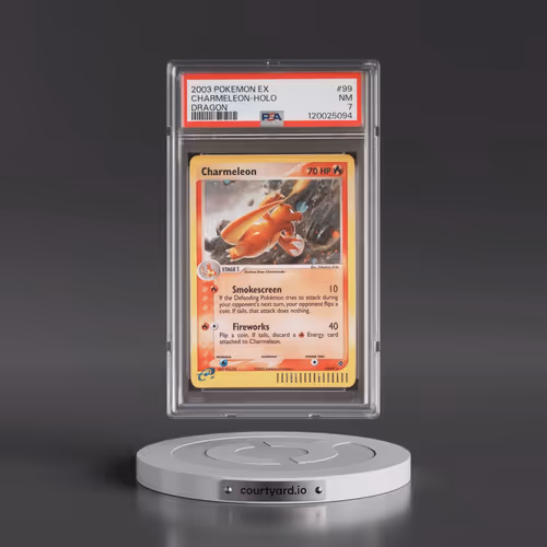 2003 Pokémon EX Dragon #99 Charmeleon - Holo (PSA 7 NM)