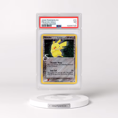 2006 Pokémon EX Legend Maker #93 Pikachu - Holo (PSA 7 NM)