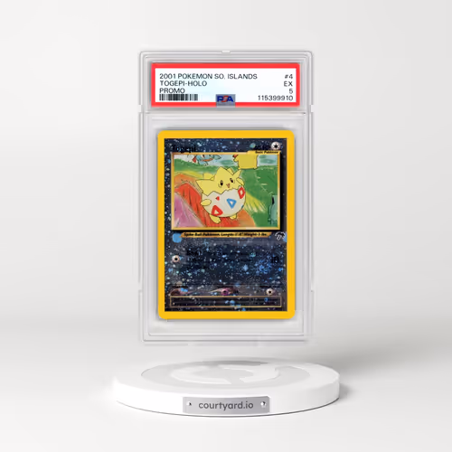 2001 Pokémon Southern Islands Promo #4 Togepi - Holo (PSA 5 EX)