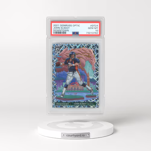 2021 Panini Donruss Optic Downtown #DT24 John Elway (PSA 10 GEM MINT)