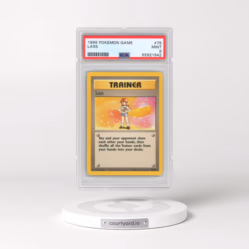 1999 Pokémon Game #75 Lass (PSA 9 MINT)