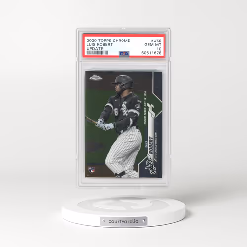 2020 Topps Chrome Update #U58 Luis Robert (PSA 10 GEM MINT)