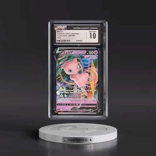 2021 Fusion Arts #039/100 Mew V - Holo (CGC 10 GEM MINT)