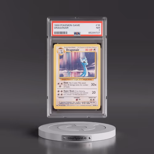 1999 Pokémon Game #18 Dragonair (PSA 7 NM)