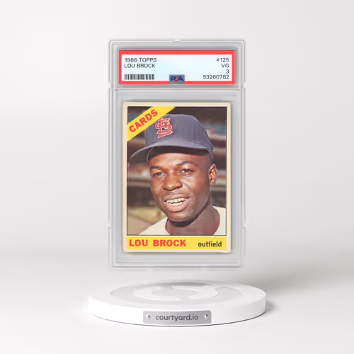 1966 Topps #125 Lou Brock (PSA 3 VG)