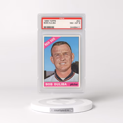 1966 Topps #53 Bob Duliba (PSA 8 NM-MT)