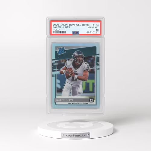 2020 Panini Donruss Optic #164 Jalen Hurts - Holo (PSA 10 GEM MINT)