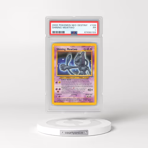 2002 Pokémon Neo Destiny #109 Shining Mewtwo - Holo (PSA 1 PR)