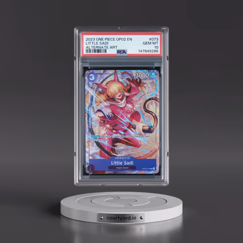 2023 One Piece OP02-Paramount War #073 Little Sadi - Alternate Art (PSA 10 GEM MINT)
