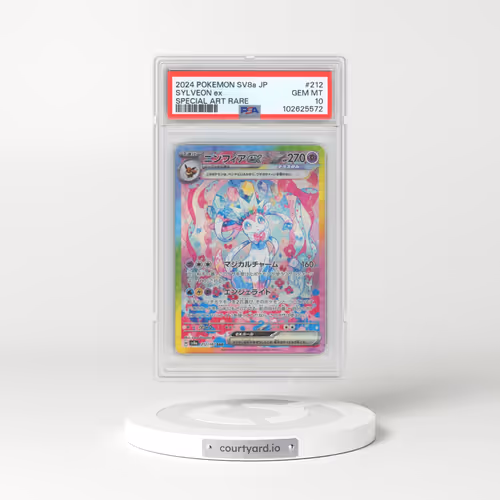 2024 Pokémon Sv8a-Terastal Fest EX #212 Sylveon EX - Holo Special Art Rare (PSA 10 GEM MINT)