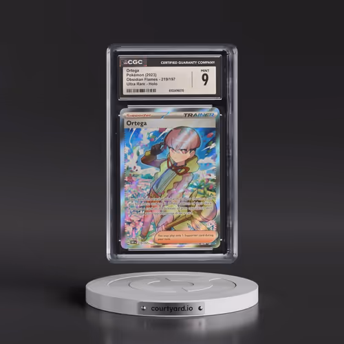 2023 Obsidian Flames - OBF EN #219/197 Ortega - Ultra Rare Holo (CGC 9 MINT)