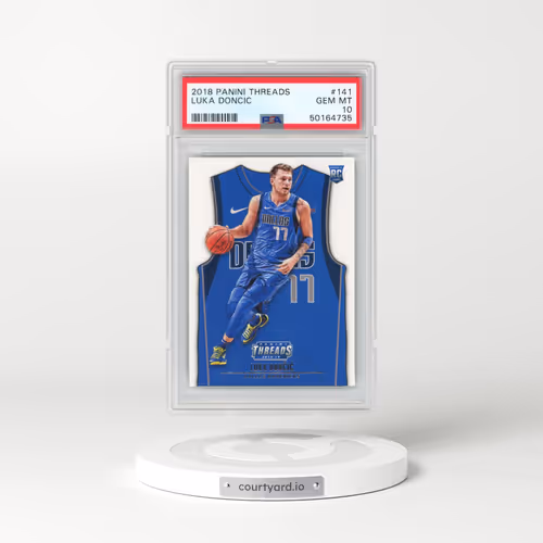 2018 Panini Threads #141 Luka Doncic (PSA 10 GEM MINT)